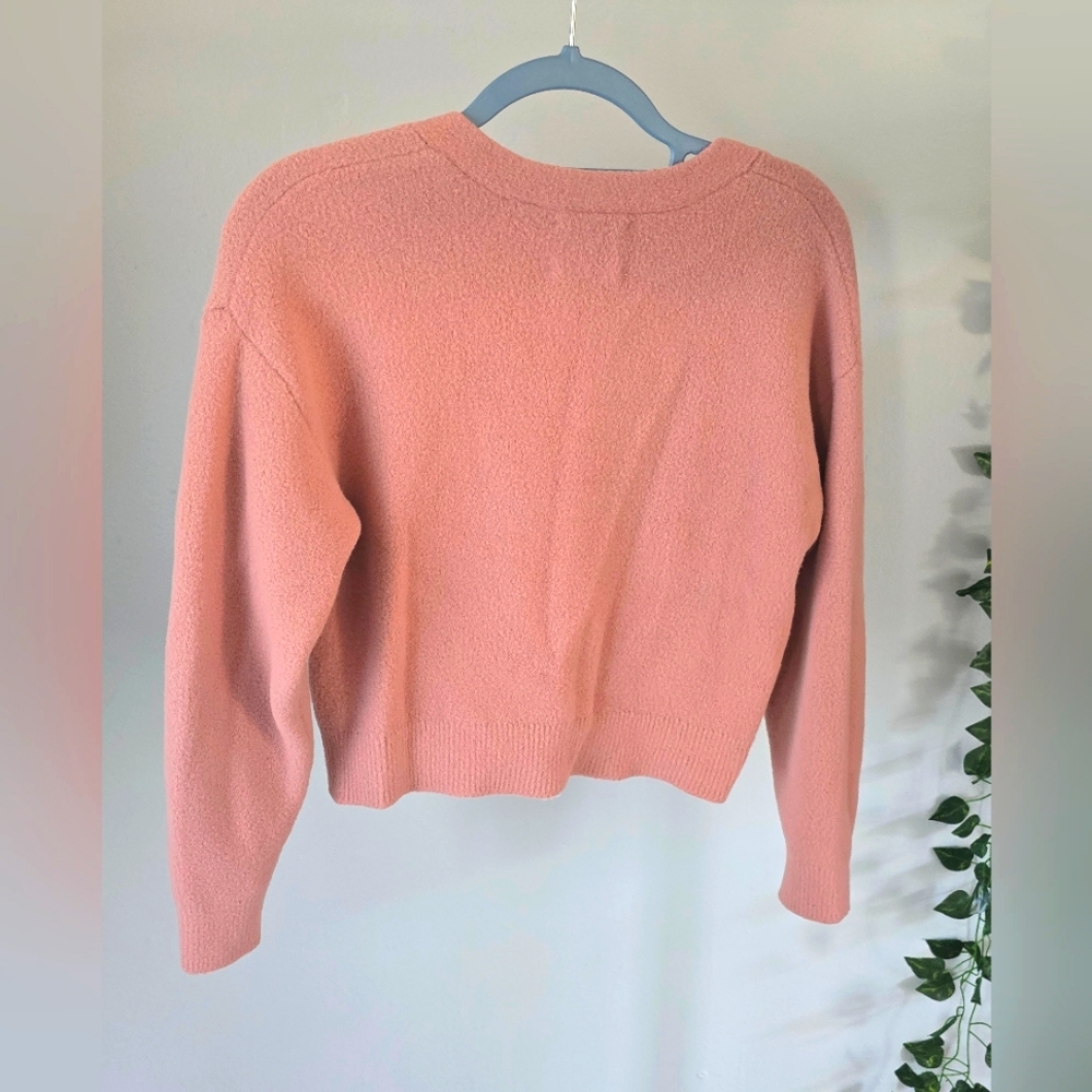 Zara blush pink Cardigan fox buttons - Picture 5 of 5